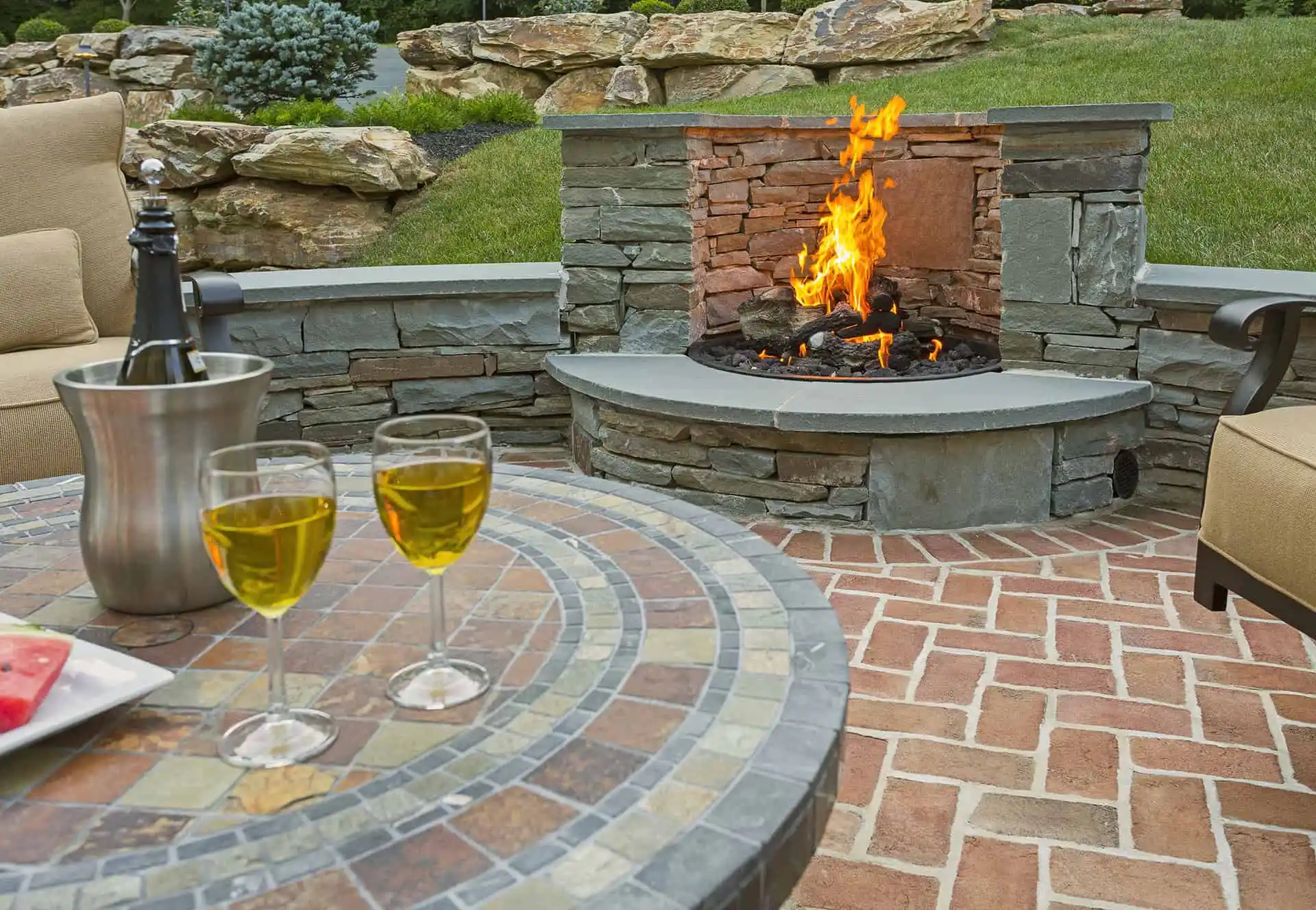 Outdoor Fireplace